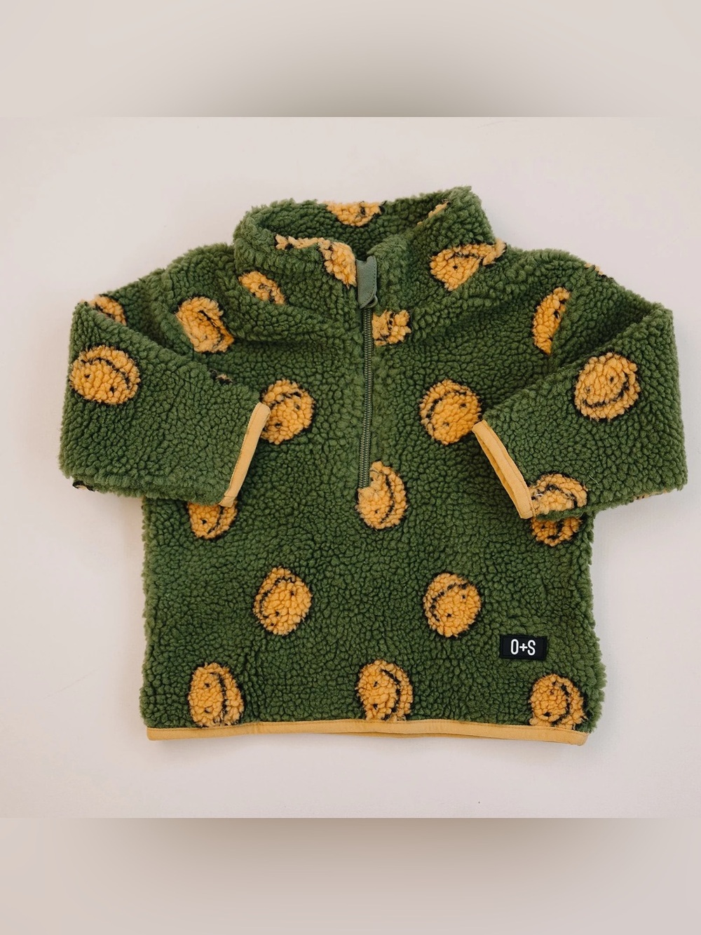 OLIVE + SCOUT Smiley Pullover